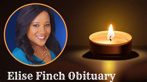 Jul 17, 2023 · Elise Finch Obituary: A Shining Star Remembered as the World Mourns the Loss. Paying Tribute to the Remarkable Life of Elise Finch. Elise Finch, a cherished meteorologist known for her work at CBS New York, tragically passed away at 51. On Sunday night, the news of her untimely demise was shared following her passing at a nearby hospital in New ... 